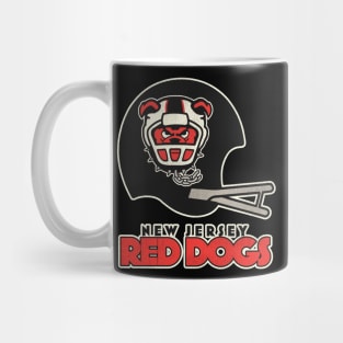 Defunct New Jersey Red Dogs Football Team Mug